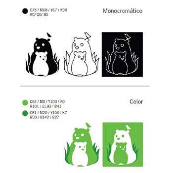 Identidad Museo de la Salle - Monocromático y color